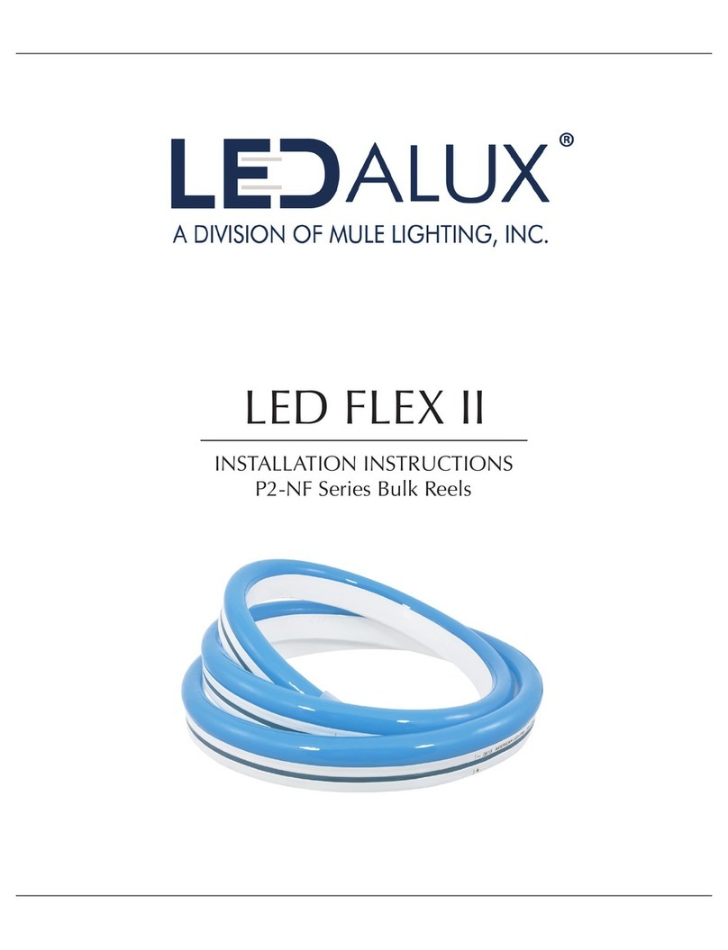 Mule Lighting LED ALUX P2-NF Series installation instructions