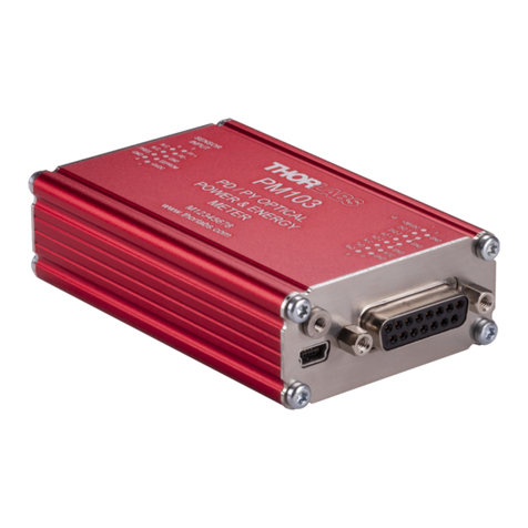 THORLABS PM10-3 User manual