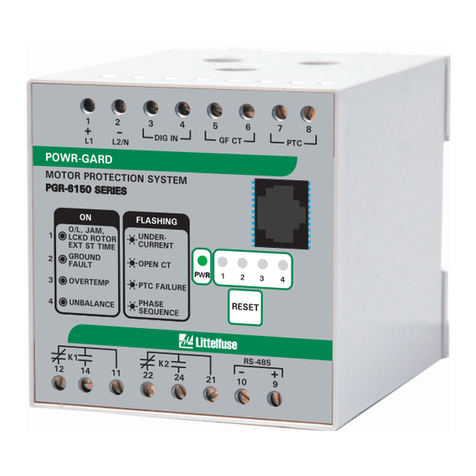 Littlefuse PGR-6150 Series manual