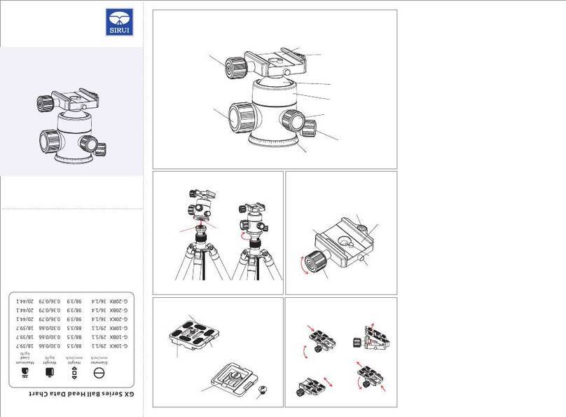 SIRUI GX Series instructions
