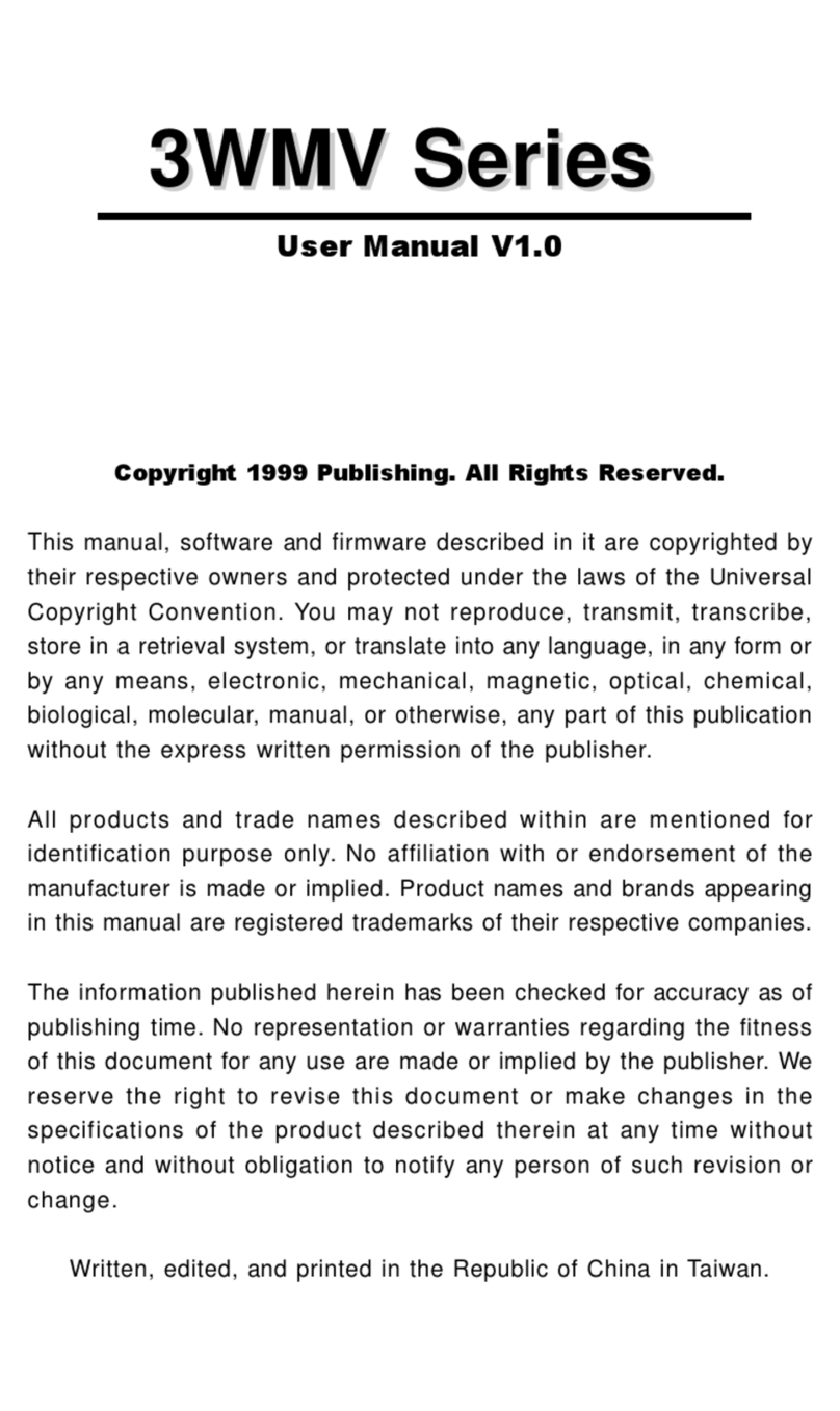 AMPTRON 3WMV Series user manual