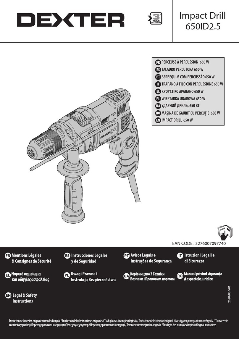 Dexter Laundry 650ID2.5 manual