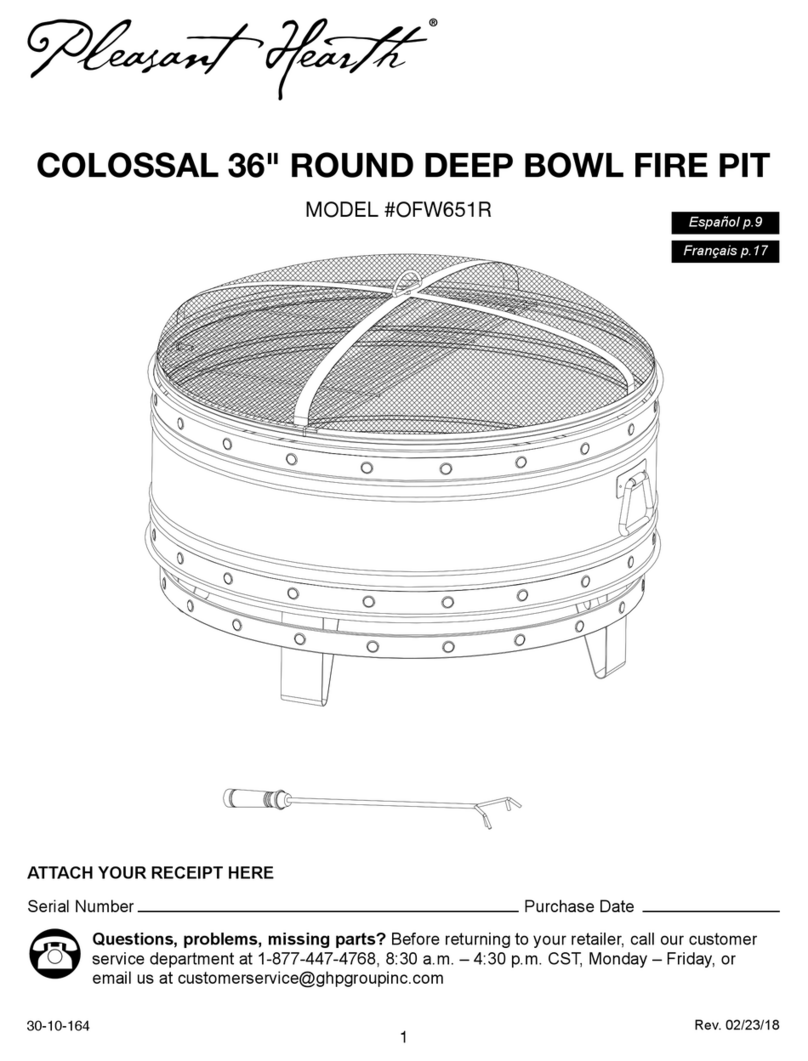 pleasant hearth OFW651R User manual pleasant hearth OFW651R User manual