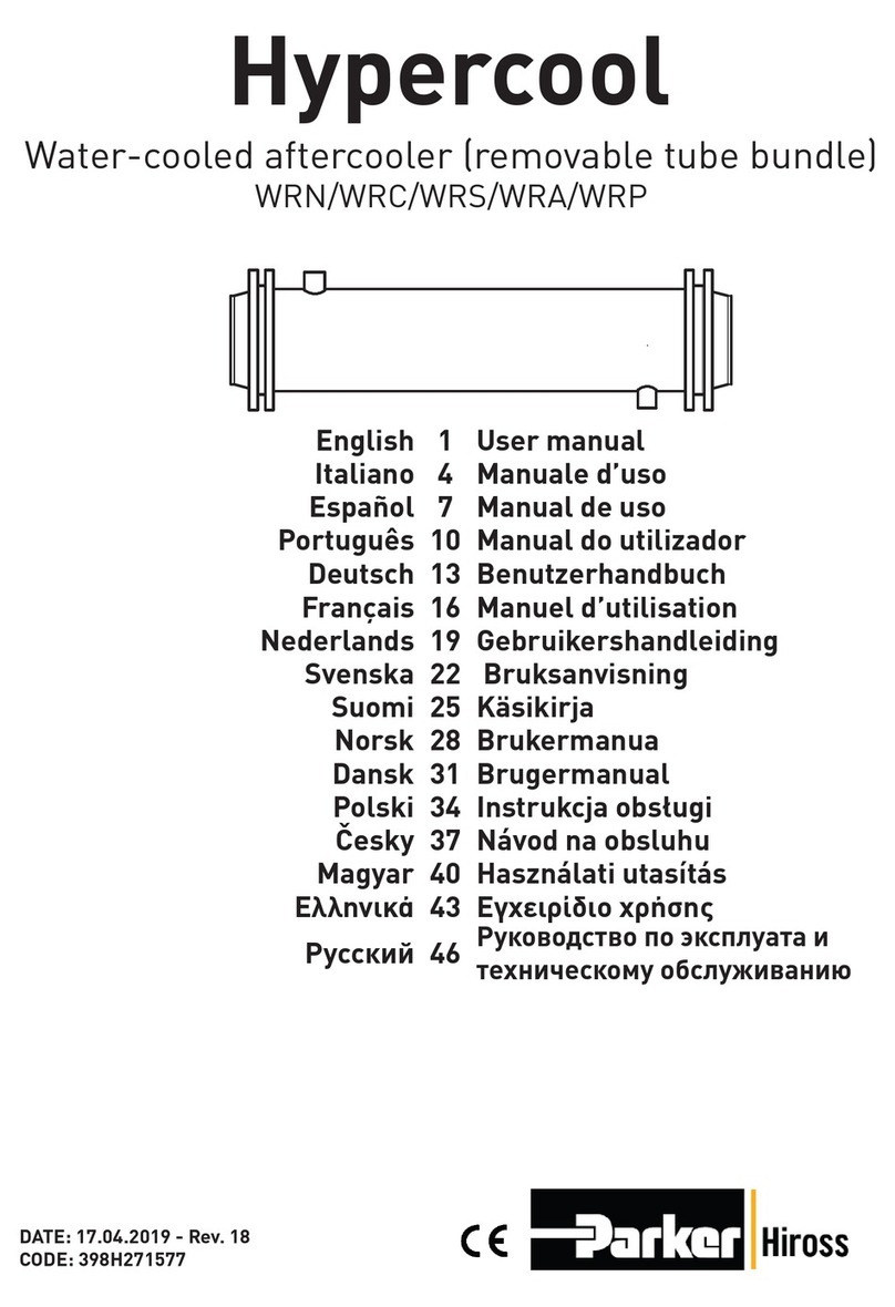 Parker Hiross Hypercool WRN user manual