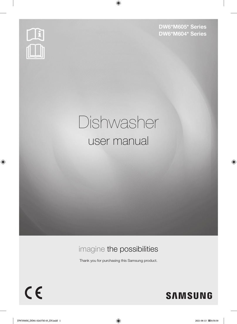 Samsung DW6 M605 Series User manual