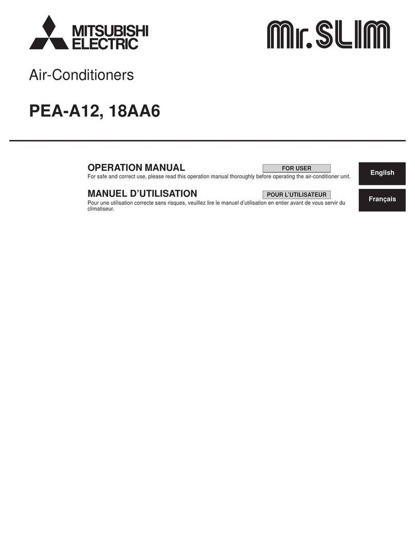 Mitsubishi Electric PEA-A12 User manual