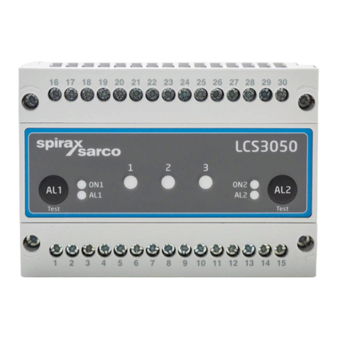 Spirax Sarco LCS3050 User manual