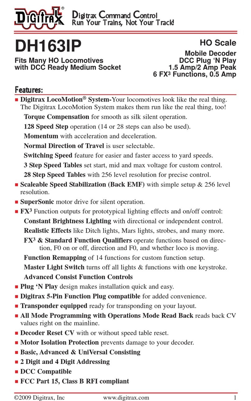 Digitrax DH163IP User manual