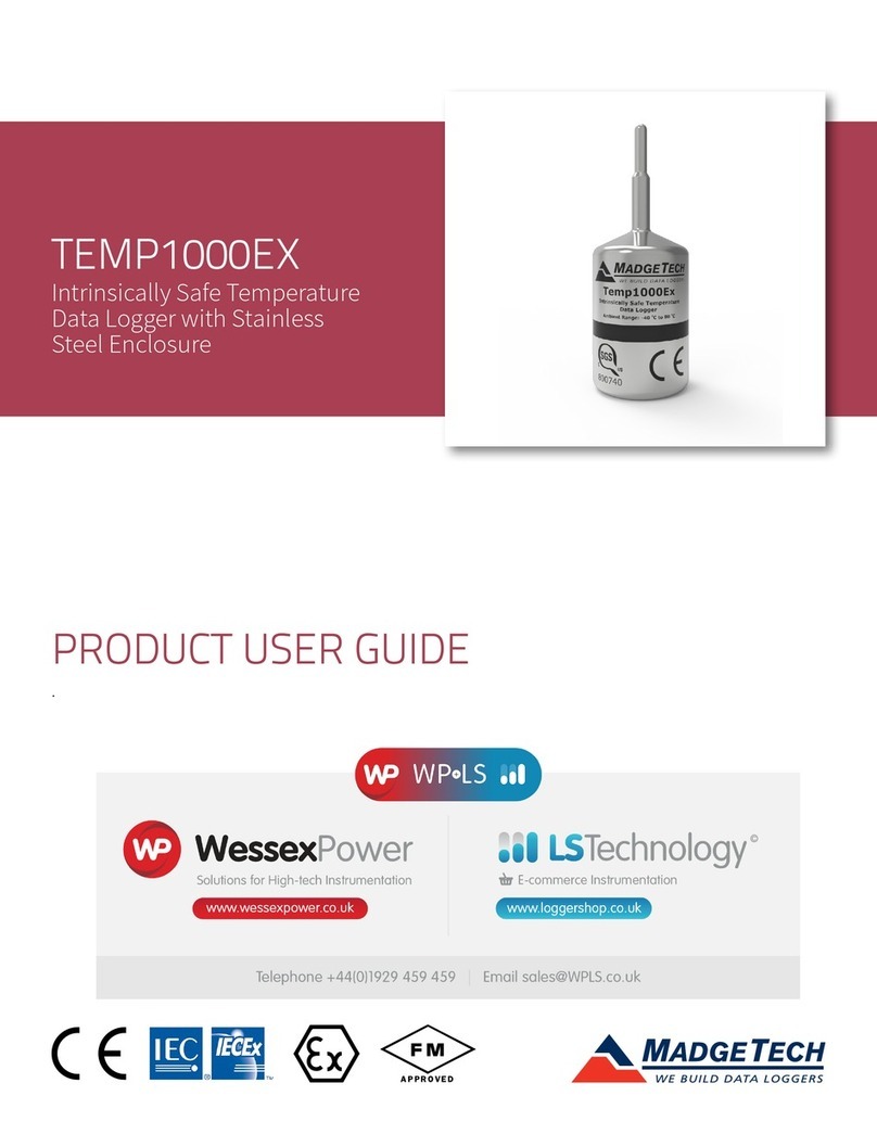 MadgeTech TEMP1000EX User manual