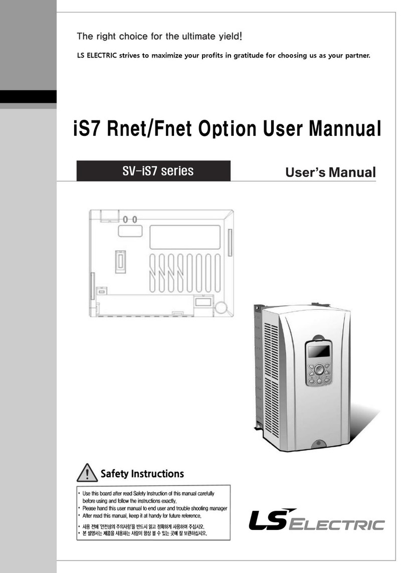 LS ELECTRIC SV-iS7 Series user manual