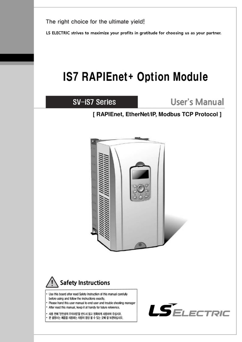LS ELECTRIC SV-iS7 Series user manual