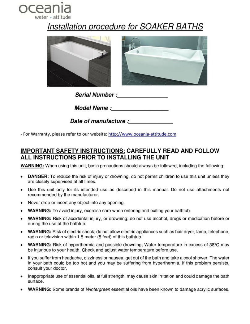 Oceania SOAKER User manual