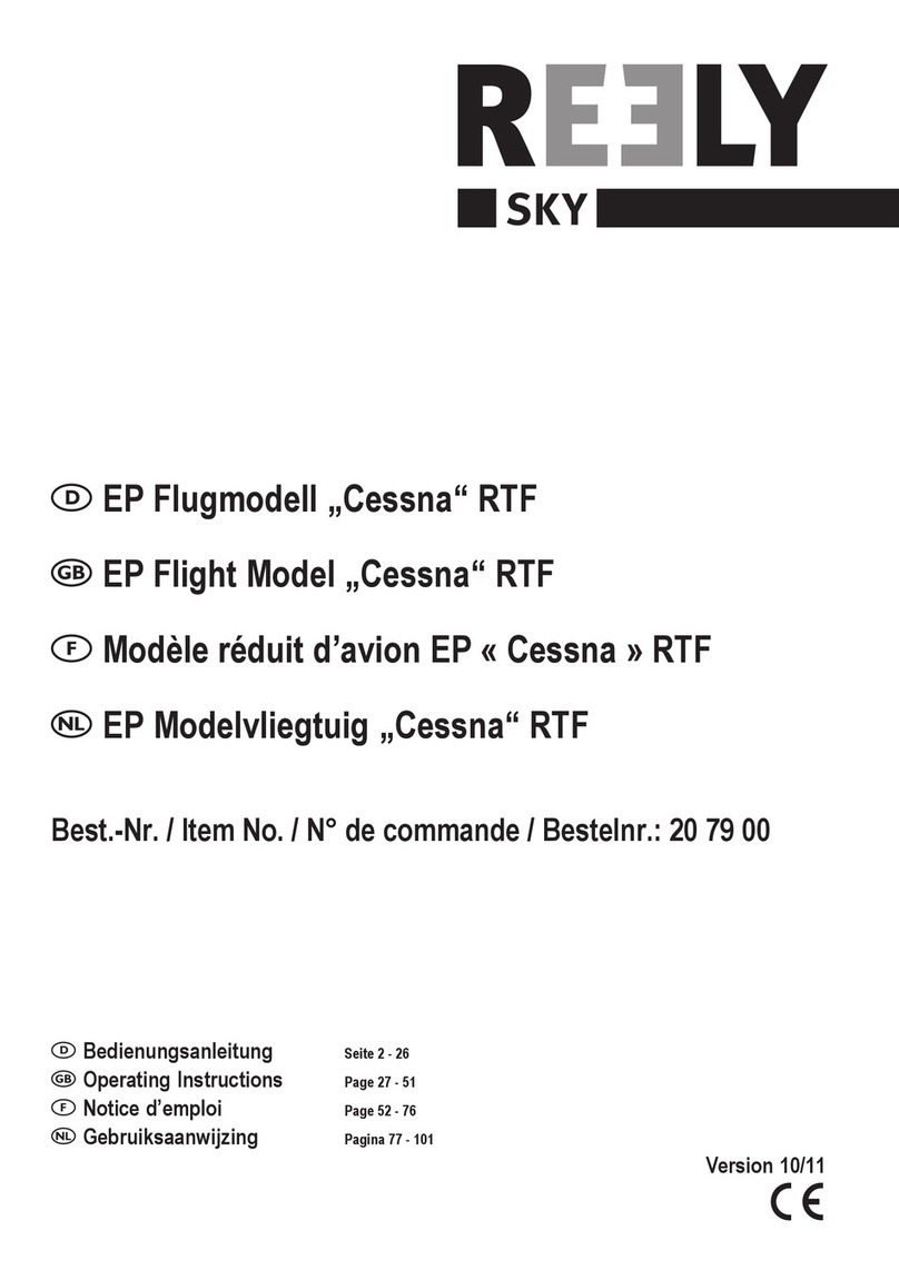 Reely Cessna User manual