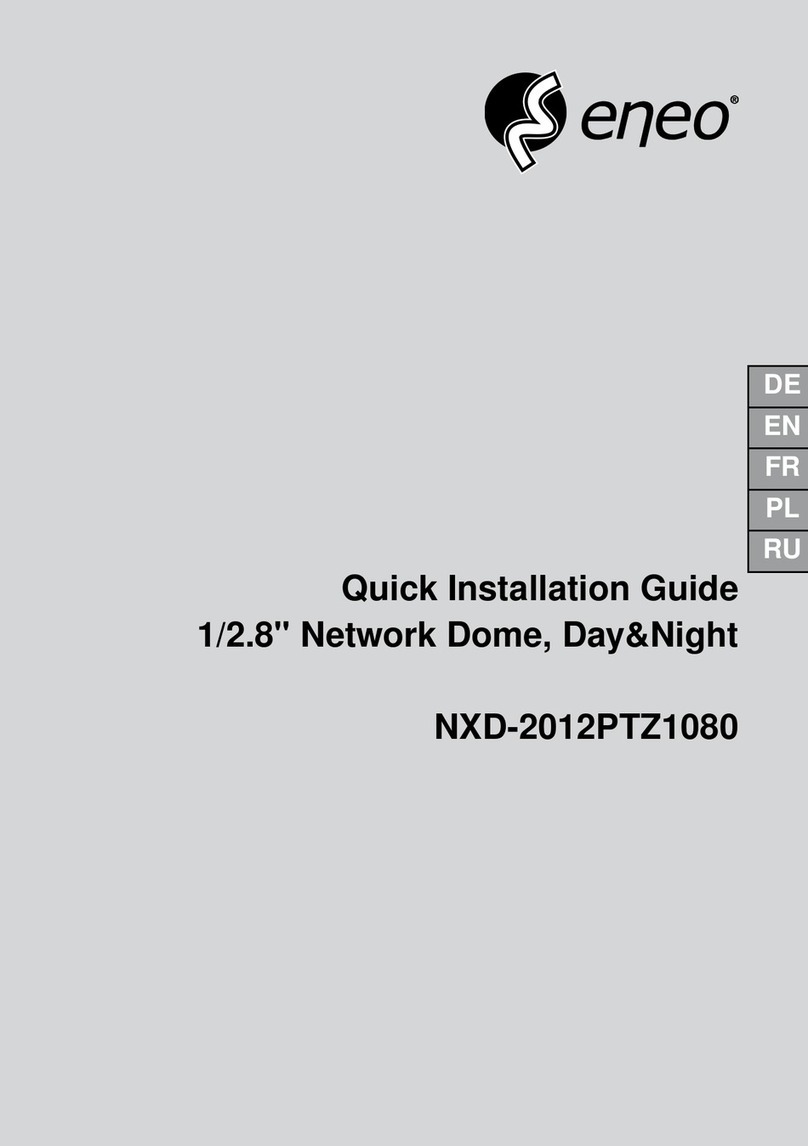Eneo NXD-2012PTZ1080 B User manual Eneo NXD-2012PTZ1080 B User manual