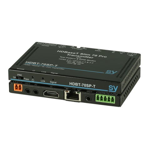 SY SLIM 70-PRO user manual
