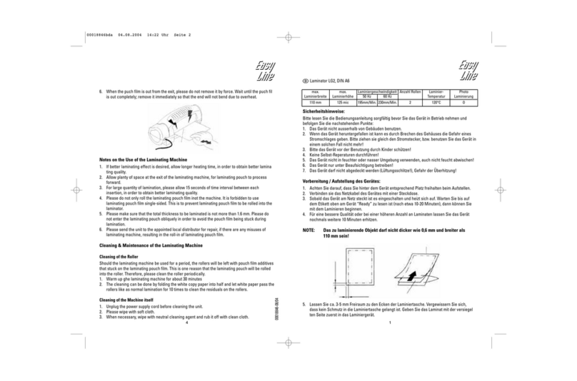 EasyLine G2 quick start guide