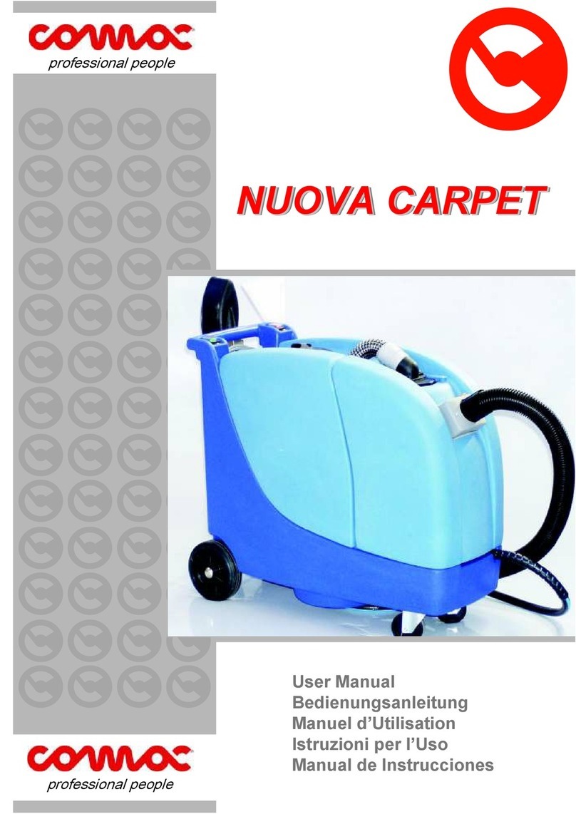 COMAC NUOVA CARPET user manual