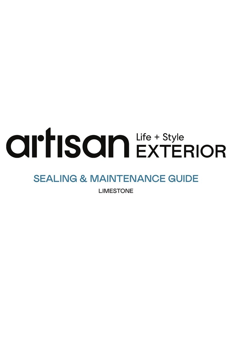 artisan LIMESTONE SEALING & MAINTENANCE GUIDE