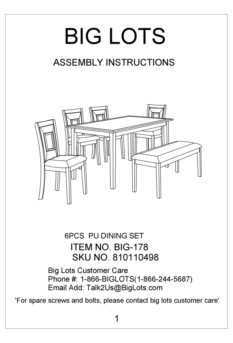 Big Lots BIG-178 Assembly instructions