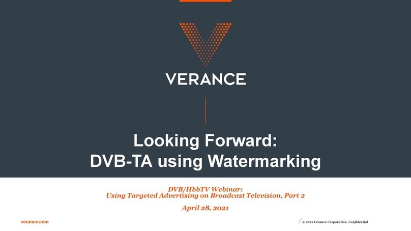 VERANCE DVB-TA manual
