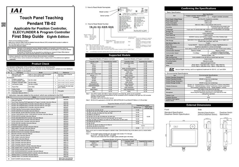IAI TB-02 User manual