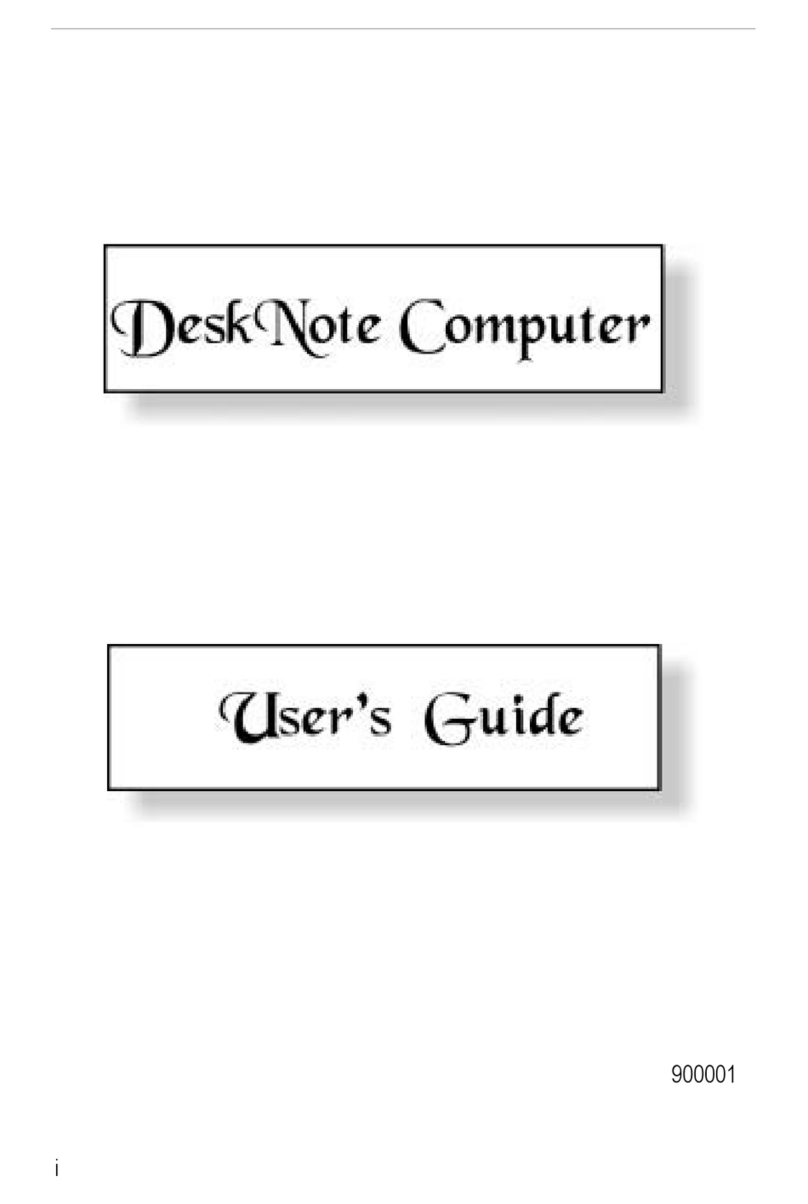 AMPTRON DeskNote A928 user guide