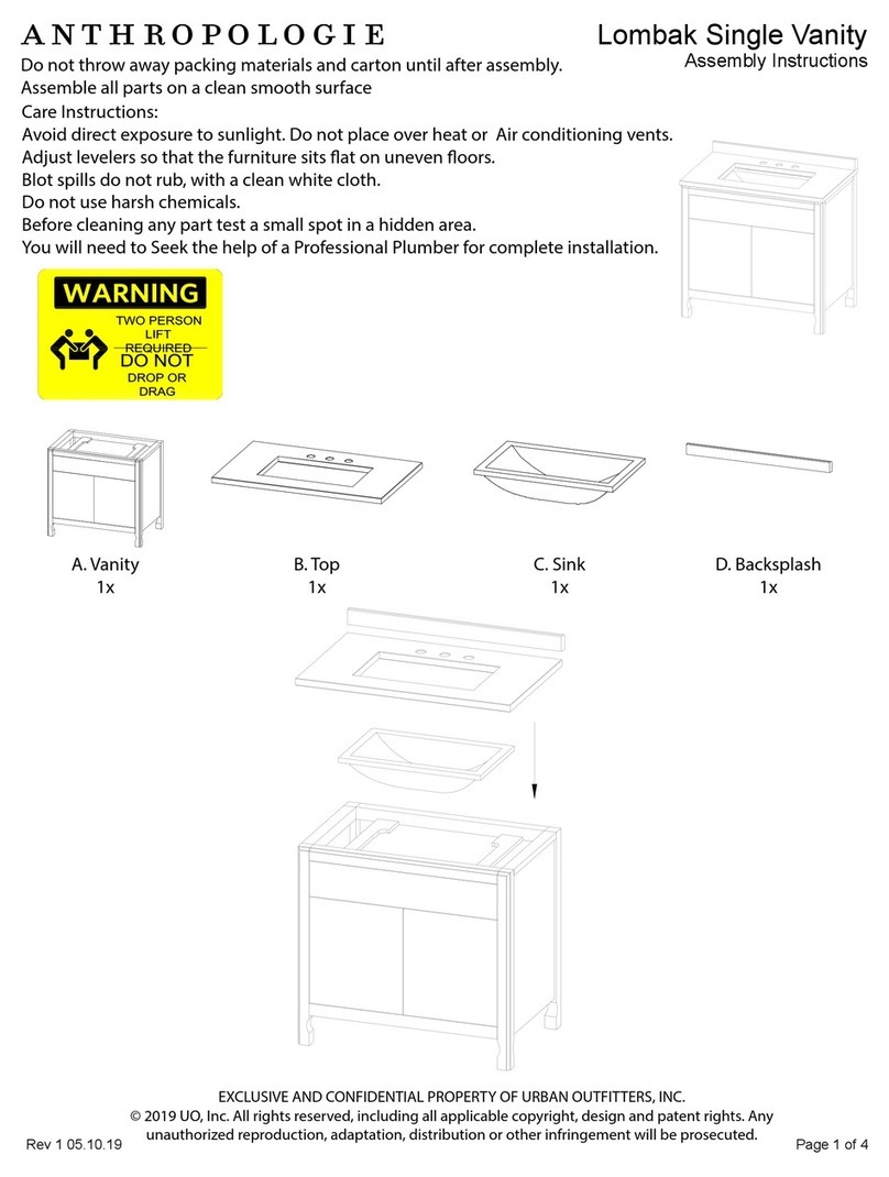 Anthropologie Lombak Assembly instructions