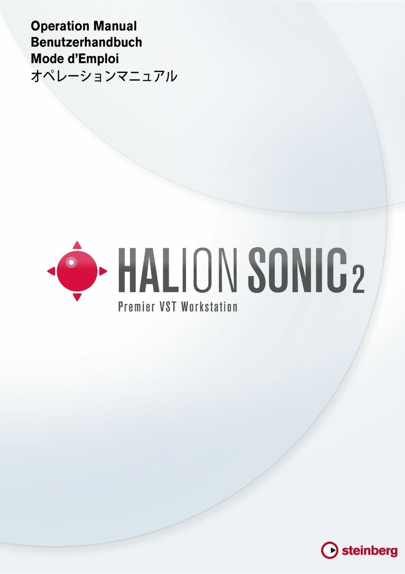 Steinberg HALion Sonic 2 Operation manual