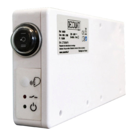 Ceanothe DECOWATT Installation and operation manual