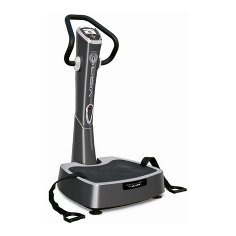 BH FITNESS Tecnovita VIBROGS YV 20R Instructions for assembly and use