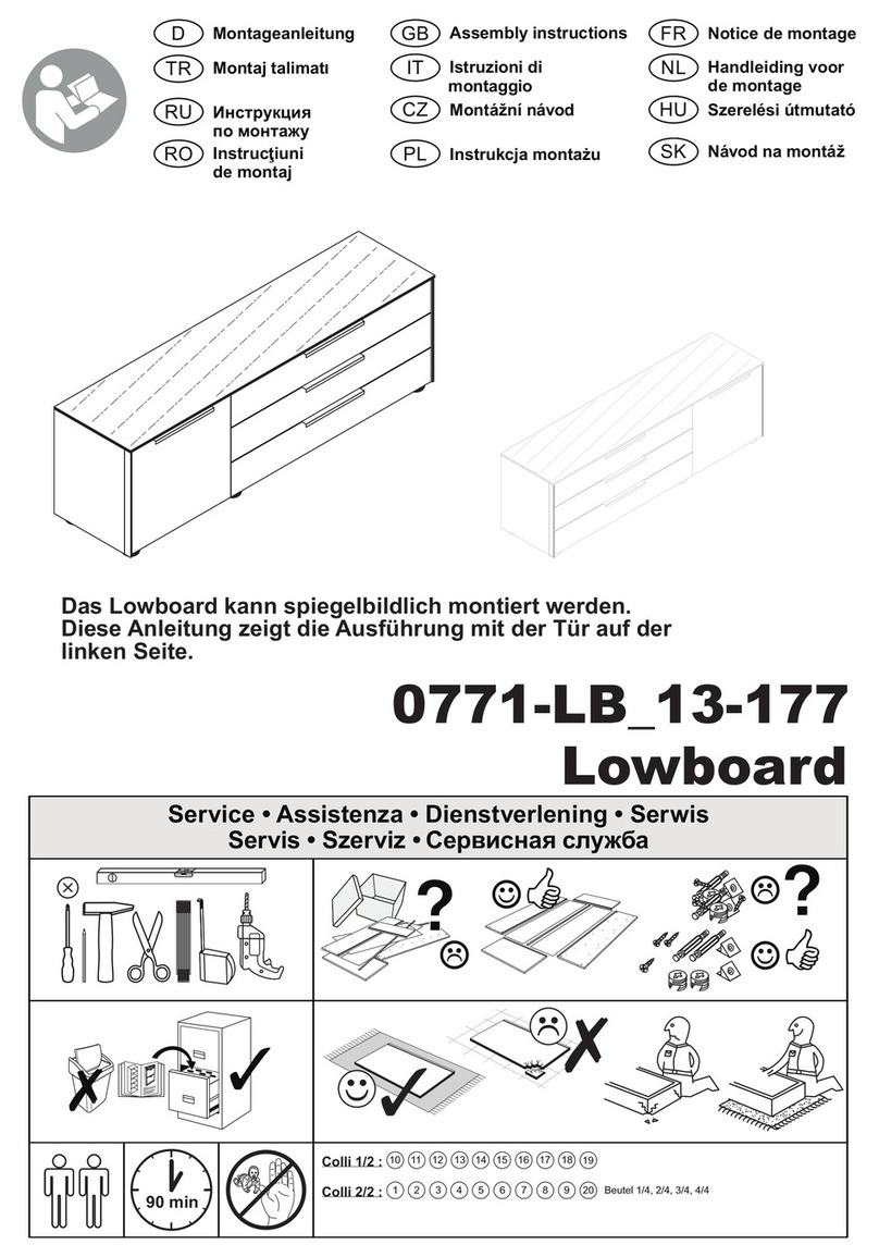 MEGA MOBEL 0771-LB 13-177 Assembly instructions MEGA MOBEL 0771-LB 13-177 Assembly instructions