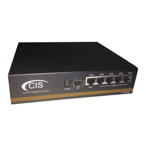 CIS CIS-NW-POE user manual