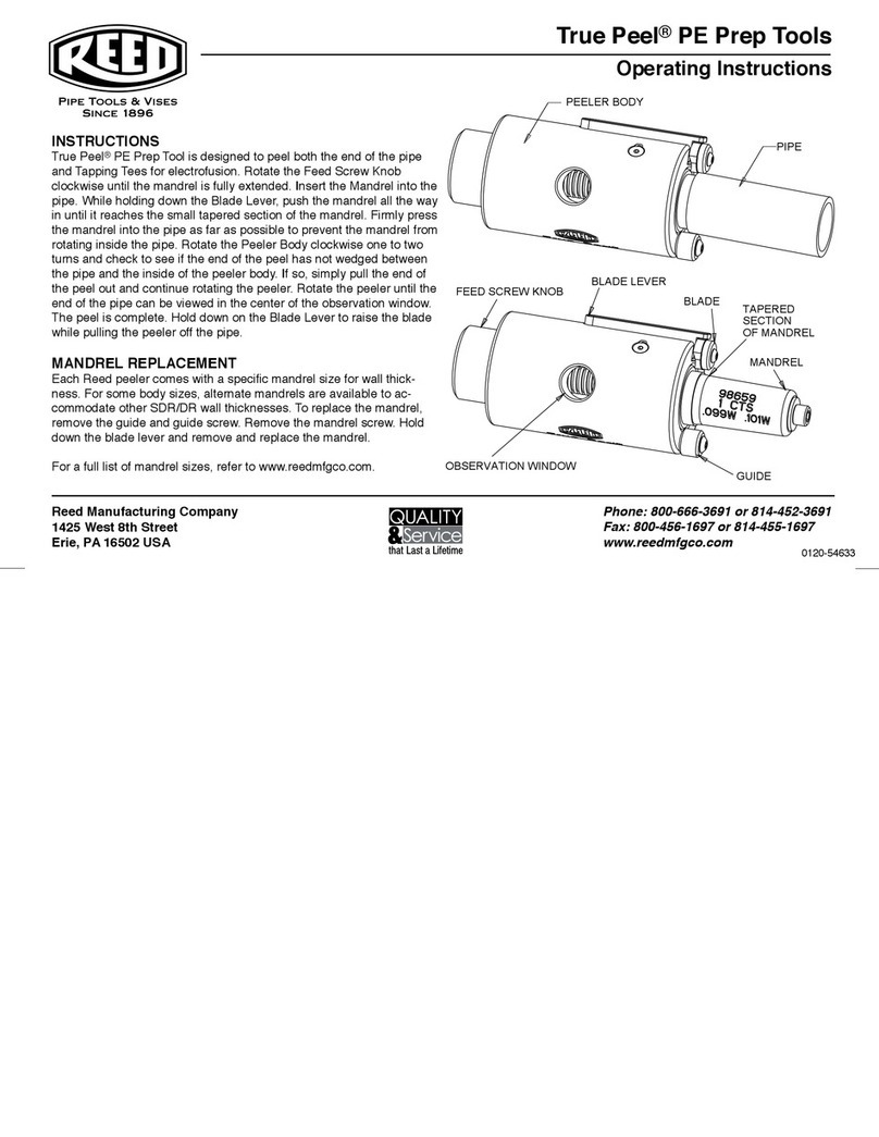 REED True Peel User manual