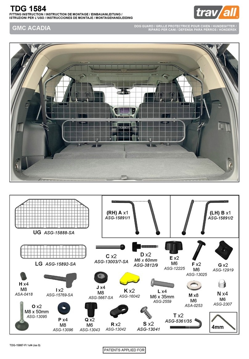 travall TDG1584 Install guide travall TDG1584 Install guide