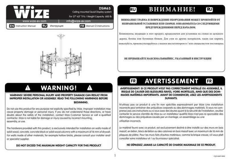 Wize DSM63 User manual