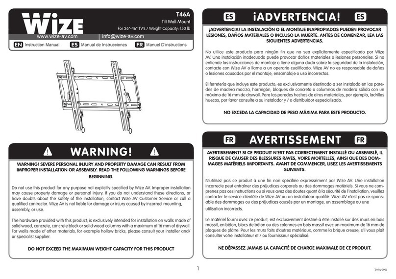 Wize T46A instruction manual Wize T46A instruction manual