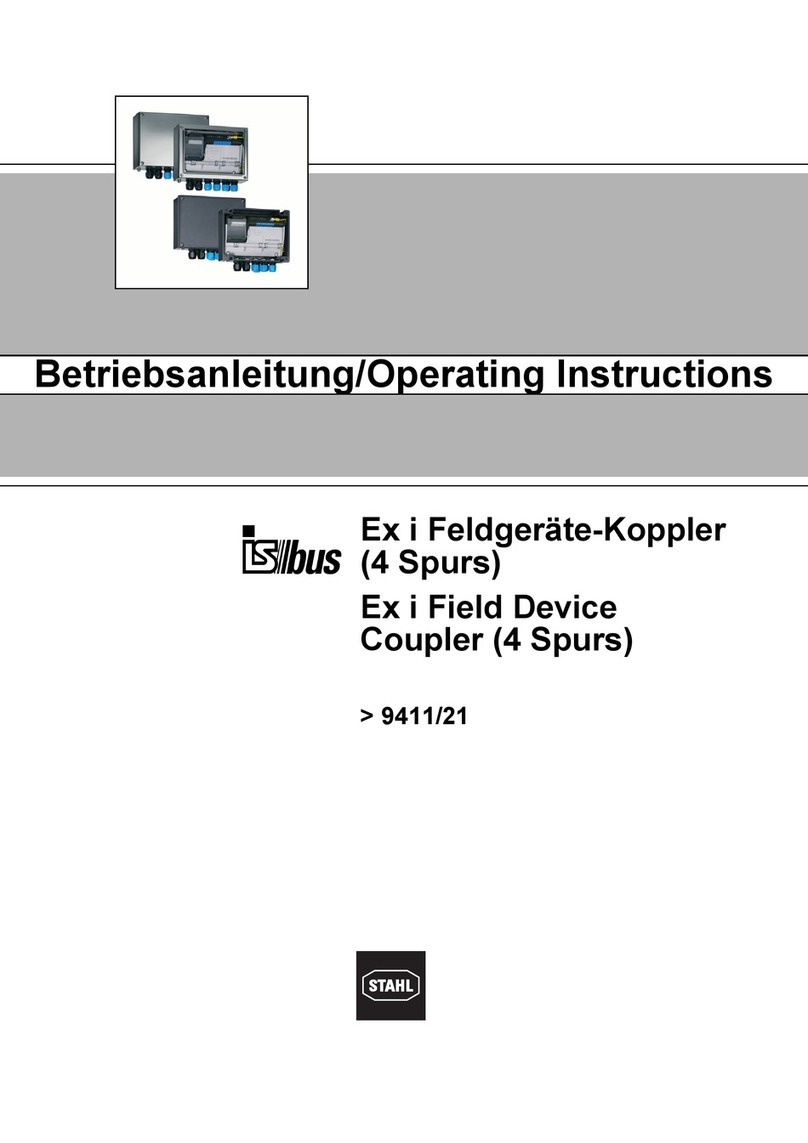 Stahl Ex i 9411/21 operating instructions