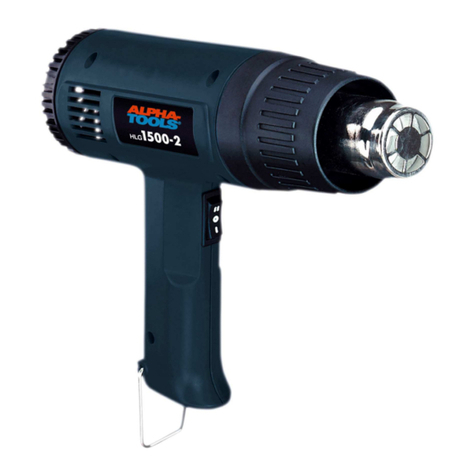 Alpha tools HLG 1500-2 operating instructions Alpha tools HLG 1500-2 operating instructions
