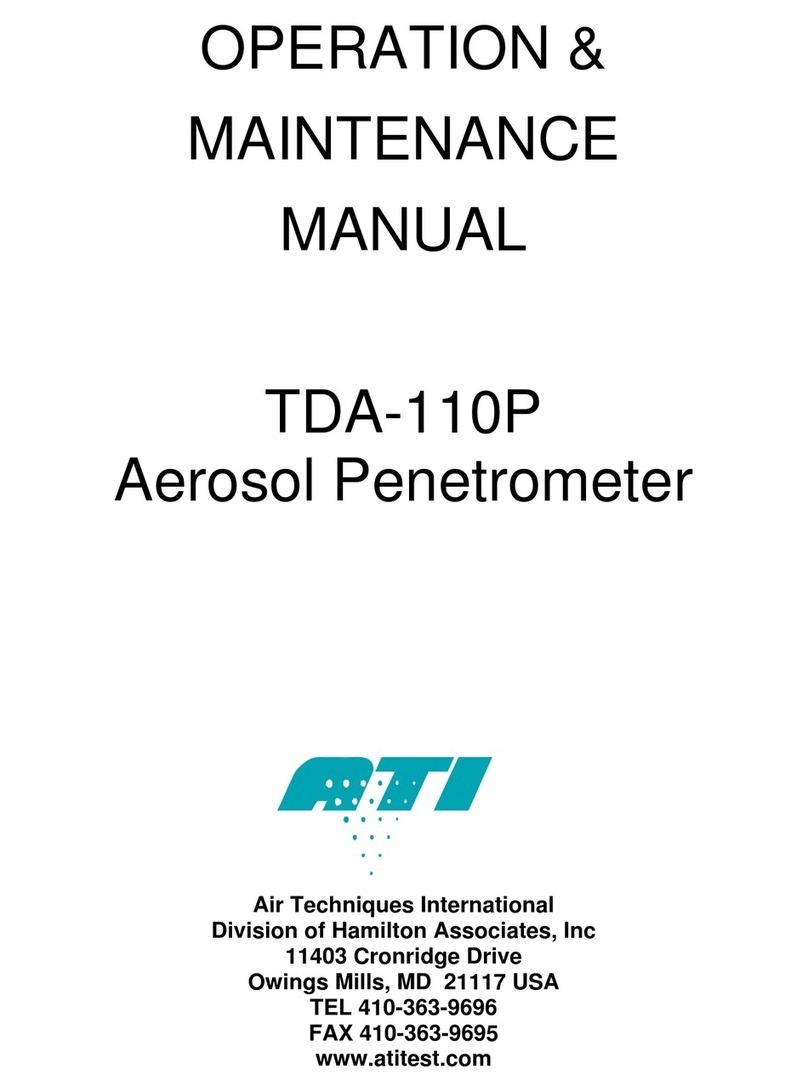 ATI Technologies TDA-110P Operation & maintenance manual ATI Technologies TDA-110P Operation & maintenance manual