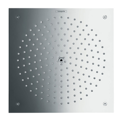 Hans Grohe Raindance 260 x 260 mm Air 1jet 26472 Series Instructions for use/assembly instructions