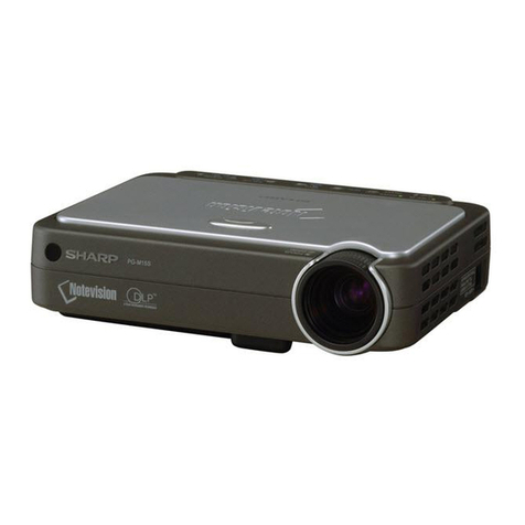Sharp Notevision PG-M15X User manual