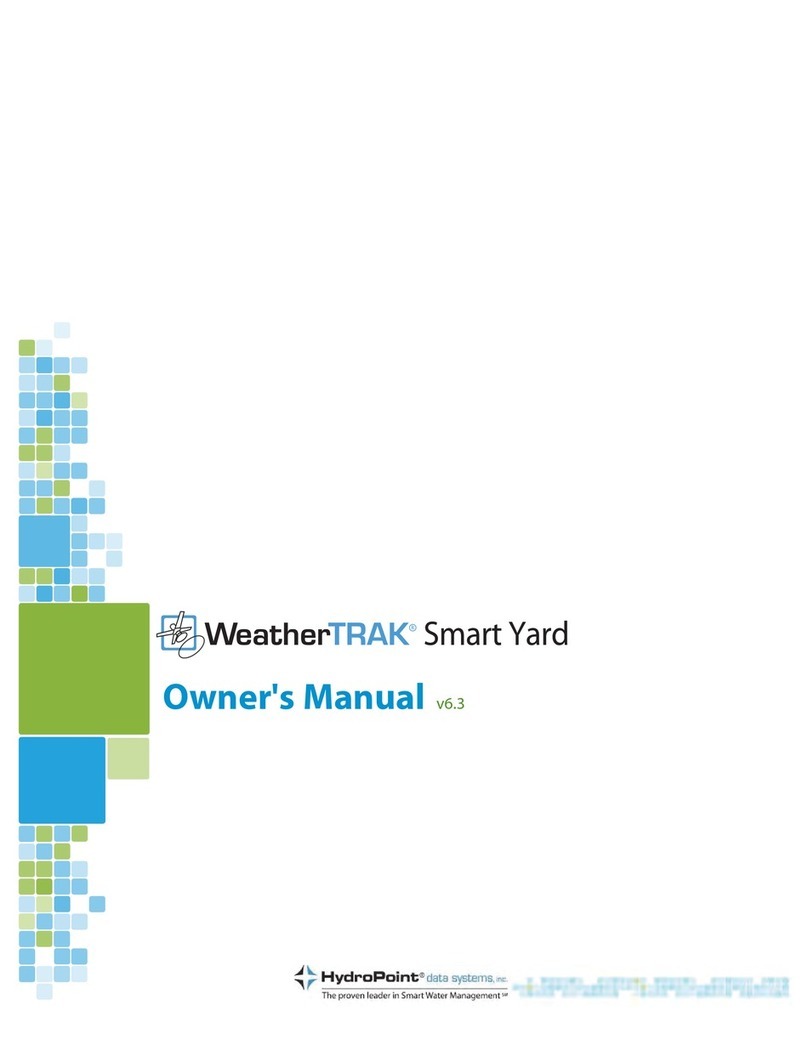 HydroPoint WeatherTRAK Smart Yard owner's manual