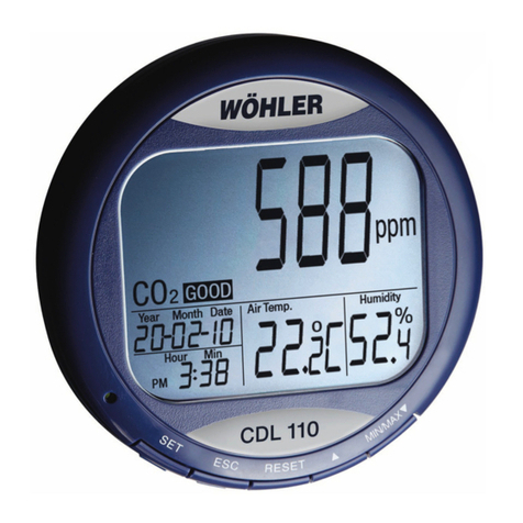 Wohler CDL 110 User manual