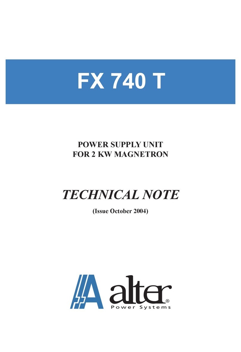 ALTER FX 740 T Technical note