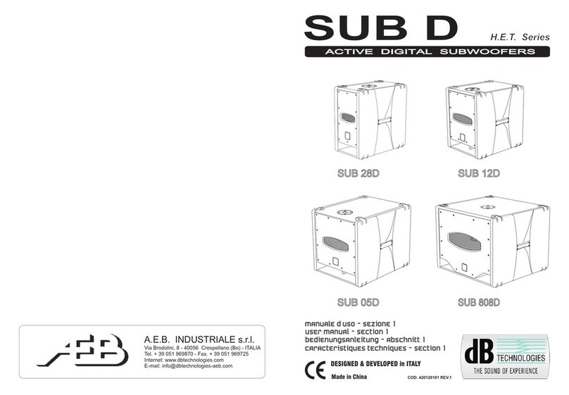 AEB SUB D Series user manual