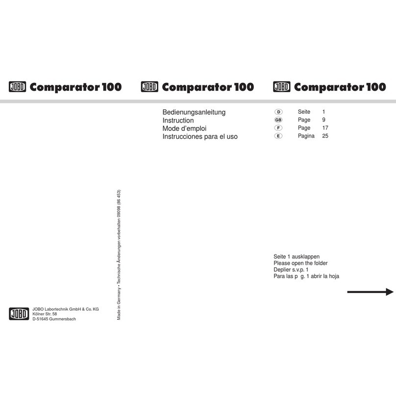 JOBO Comparator100 Instruction