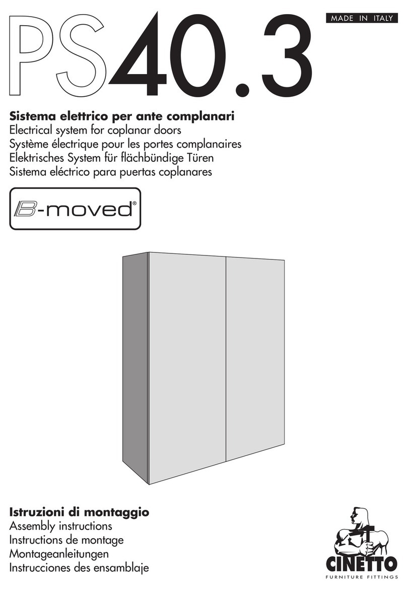cinetto PS40.3 Assembly instructions