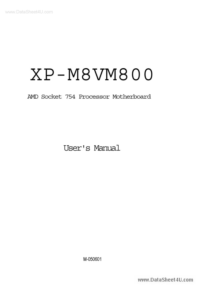 Gigabyte XP-M8VM800 user manual