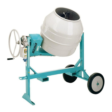 IMER SYNTESI S 190 Operating, maintenance, spare parts manual IMER SYNTESI S 190 Operating, maintenance, spare parts manual