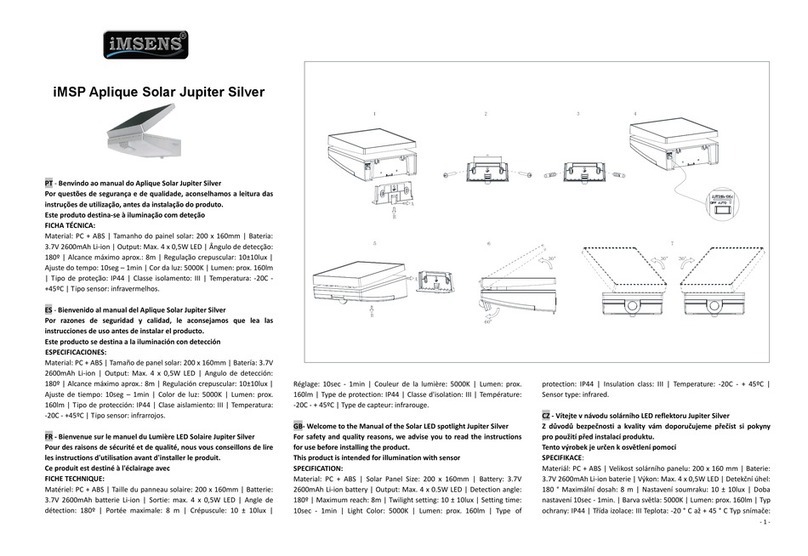 iMSENS iMSP Jupiter Silver quick start guide